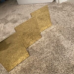 VTG 3 Park Sherman MCM Brass Bookends Mid Century Modern USA MADE